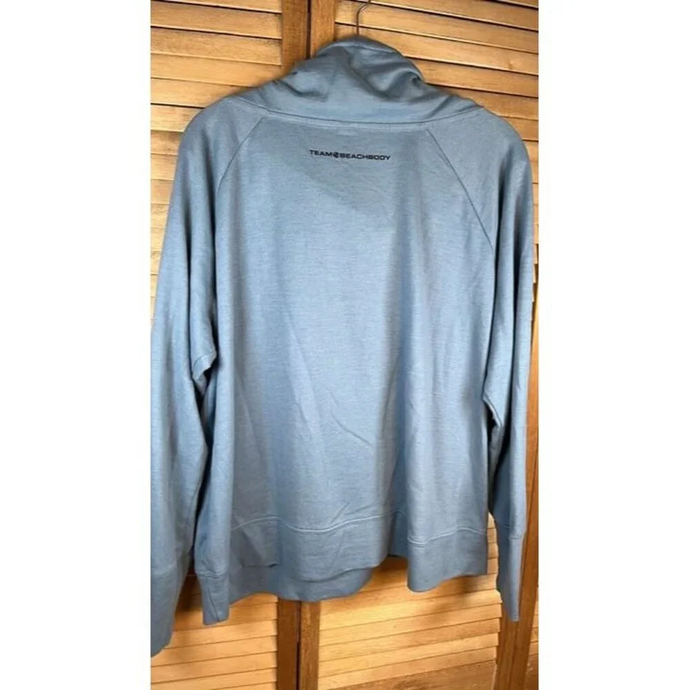 Team Beach Body Coach ‎ Draw/Cowl Neck SweatShirt  Fitness Boss
